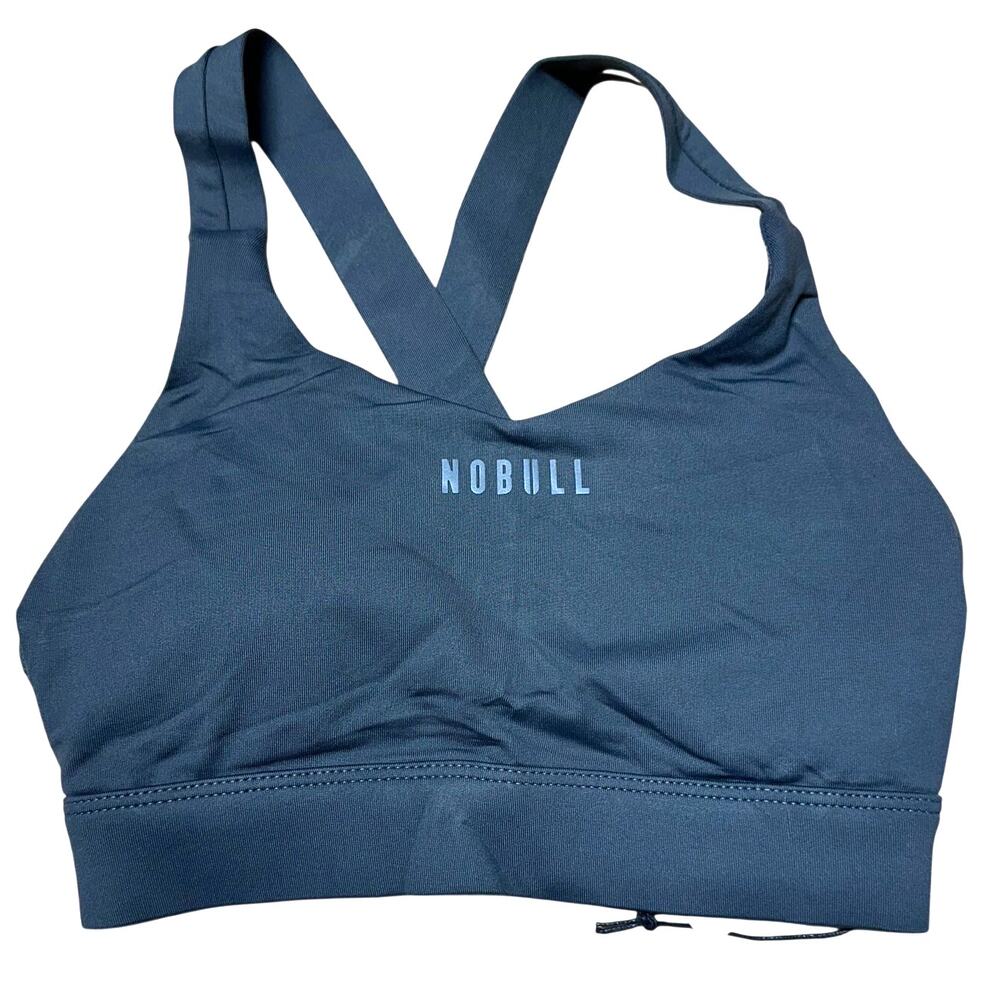 NOBULL Women's Running Bra Charcoal Size X-Small in New With Tags Condition